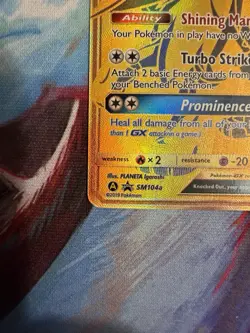 Pokemon - Solgaleo gX (Hidden Fates) Shiny Full Art Gold Promo SM104a NM - Image 5