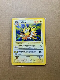 Pokemon TCG Jungle Jolteon 4/64 Holo Unlimited Holo Rare LP Condition - Image 1