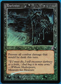 Darkness FOIL Time Spiral Timeshifted PLD Black Special CARD (501112) ABUGames - Image 1