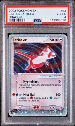 HUGE SWIRL PSA 4 2003 Pokemon EX Dragon Latias EX Holo Foil Rare 93/97 - Image 1
