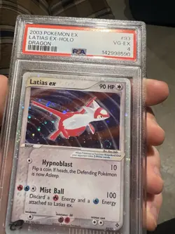 HUGE SWIRL PSA 4 2003 Pokemon EX Dragon Latias EX Holo Foil Rare 93/97 - Image 3