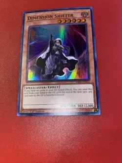 Yugioh ! Dimension Shifter Ra01 - En014 1st Edition Rare Mint - Image 2