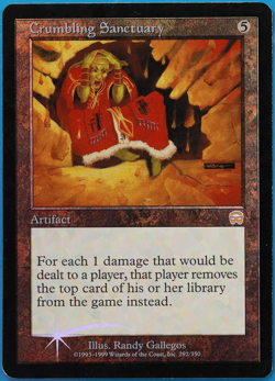 Crumbling Sanctuary FOIL Mercadian Masques PLD Rare CARD (501110) ABUGames - Image 1