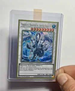 Trishula, Dragon Of The Ice Barrier MGED-EN027 (NM) Gold Rare 1st Edition TCG - Image 3