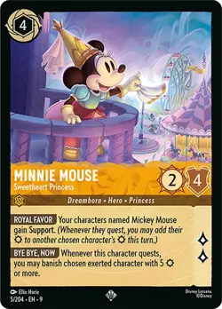 Minnie Mouse - Sweetheart Princess - Fabled #5 - Mickey & Friends - Lorcana - NM - Image 1
