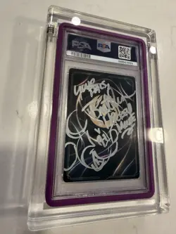 Disney Lorcana 2023 Mickey Mouse Wayward Sorcerer Enchanted PSA 10 Signed🚨🚨🚨 - Image 2