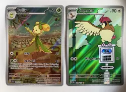 Pokemon TCG Full Art Holo Lot 8 Cards - Pidgeotto, Goodra, Bramblin & more - Image 2