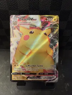 Pokemon Pikachu TCG VMAX Vivid Voltage Holo Ultra Rare Card 044/185 - Image 1