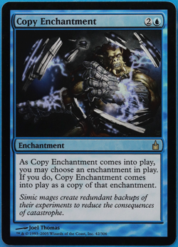 Copy Enchantment FOIL Ravnica: City of Guilds PLD Rare CARD (501109) ABUGames - Image 1