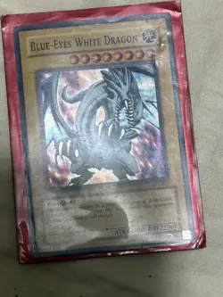 Blue-Eyes White Dragon Holo Rare Vintage Card NM” ✅ - Image 2