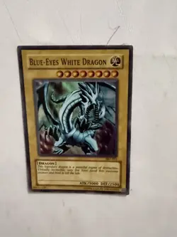 Blue-Eyes White Dragon Holo Rare Vintage Card NM” ✅ - Image 4