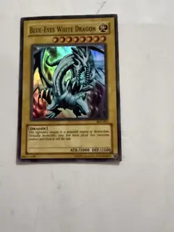Blue-Eyes White Dragon Holo Rare Vintage Card NM” ✅ - Image 5
