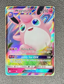 Wigglytuff GX 42/68 Hidden Fates Ultra Rare Holo Pokemon Card NM - Image 1