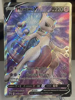 #T8 Mewtwo V SWSH229 SWSH: Sword & Shield Promo Cards Holo TCG - Image 2