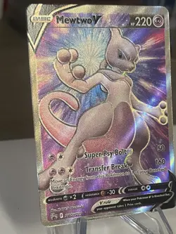 #T8 Mewtwo V SWSH229 SWSH: Sword & Shield Promo Cards Holo TCG - Image 3