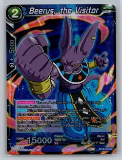 Dragon Ball Super Card Game Dawn of the Z-Legends #BT18-052 Beerus Foil - Image 1