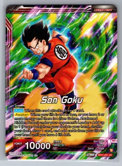Dragon Ball Super Card Game #BT21-001 Son Goku, for the Sake of Family Foil - Image 2