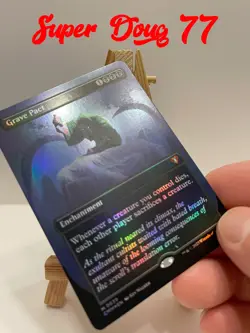 Grave Pact (Borderless) - LIGHT PLAY - Commander Masters Foil - Image 3