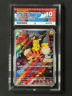 ACE 10 Detective Pikachu 098/Sv-p Promo Japanese Pokemon Card GEM MINT - Image 1
