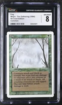 MTG Magic The Gathering Fog 1994 Revised Edition CGC 8 - Image 1