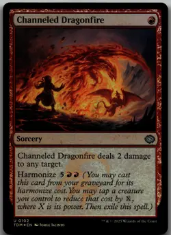 Channeled Dragonfire U Tarkir: Dragonstorm 102 NM - Image 1