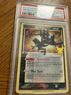 Psa Graded Pokemon Swsh Bsp Greninja Gold Star Celebrations - Image 3