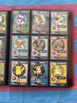 1999 Original 151 Complete Burger King PokeTrivia Pokemon Master Set - Sleeved - Image 3