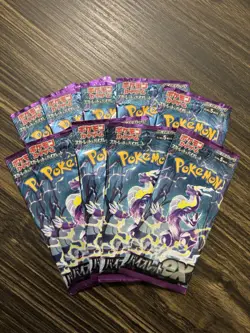 10x Violet EX Booster Packs Lot Pokemon Japanese Sealed Booster Packs US Seller - Image 1