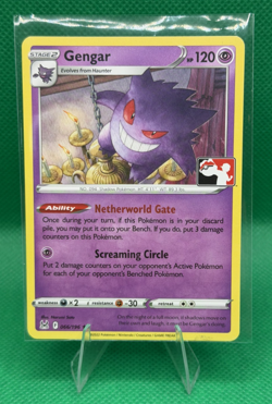 Pokemon TCG Gengar Play! Promo Stamp 066/196 Prize Pack Series 🔥 x1 - Image 1
