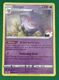 Pokemon TCG Gengar Play! Promo Stamp 066/196 Prize Pack Series 🔥 x1 - Image 2