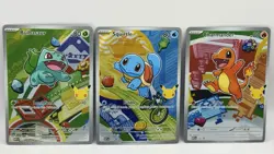 Pokemon TCG First Partner Illustration Collection Series 1 Kanto GEN 1 Set - Image 1