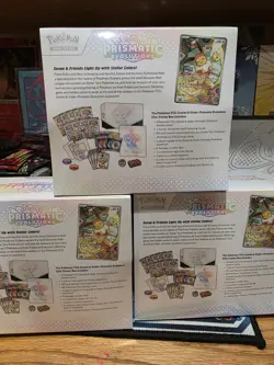 LOT OF 3 - Pokemon Prismatic Evolutions Elite Trainer Box ETB New Factory Sealed - Image 3