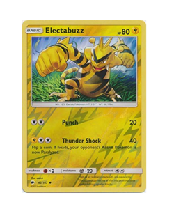 Pokemon - Electabuzz - 42/147 - Reverse Holo - Burning Shadows - NM/M - Image 1
