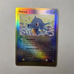 Pokemon Horsea 33/97 Dragon Reverse Holo Uncommon 40 HP Dragon English 2003 NM - Image 1