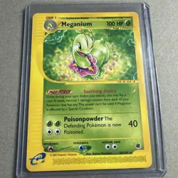 Meganium 054/165 Expedition Base Set Rare Regular 100 HP Pokemon TCG English - Image 1
