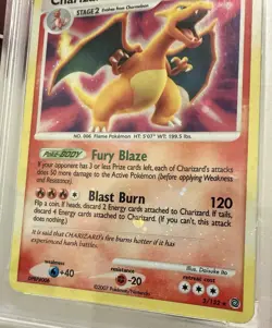 POKEMON 2007 CHARIZARD HOLO SECRET WONDERS #3 HEAVY HOLO BLEED - RARE! - Image 3