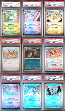 Pokemon Eeveelution Terastal Festival Master Ball PSA 10 Lot - Image 1
