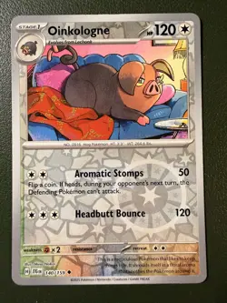Pokemon TCG Oinkologne 140/159 Journey Together SV9 Reverse Holo NM - Image 1