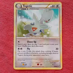 Pokemon 2010 HGSS HS Undaunted: Togetic 39/90 - LP/NM - Image 1