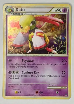Pokemon TCG - Xatu - 11/95 - Unleashed - Holo - Rare - LP - Image 2