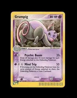 2003 Pokemon EX DRAGON GRUMPIG HOLO 6/97 RARE! MP - Image 1