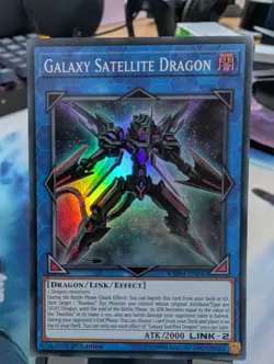 YuGiOh! Galaxy Satellite Dragon CHIM-EN047 Super Rare 1st Ed - Image 1