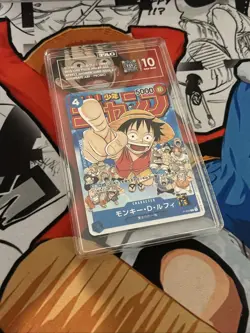 TAG GEM MINT 10 (959) MONKEY D. LUFFY #P-033 ONE PIECE WEEKLY SHONEN JUMP 321 - Image 3