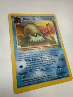 Omanyte 52/62 - Fossil - Common Pokemon Card - Near Mint (NM) - Image 2