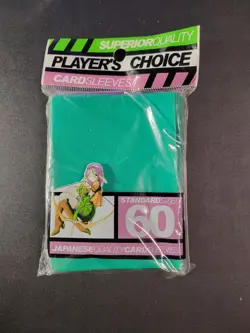 Player's Choice Card Sleeves Green 60 ct Standard Size NEW FACTORY SEALED - Image 1