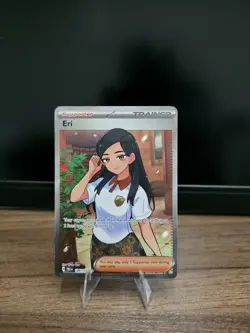 Pokemon Eri Full Art Trainer Holo Card 136/131 Sv: Prismatic Evolutions - Image 1