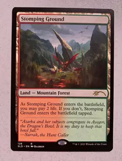 Stomping Ground Shockland - Secret Lair - Near Mint EN - SLD 126 - MTG Magic - Image 1