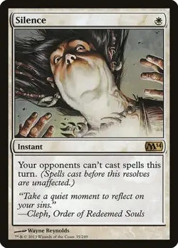 Silence #035 Rare (NM) Magic 2014, Magic: The Gathering (MTG) - Image 1