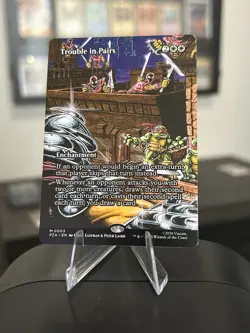 Trouble in Pairs (Borderless) Teenage Mutant Ninja Turtles Eternal-Legal MTG NM - Image 1