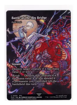 Battle at the Big Bridge, Fatal Push (Showcase) U 0009 Regular Final Fantasy MTG - Image 1